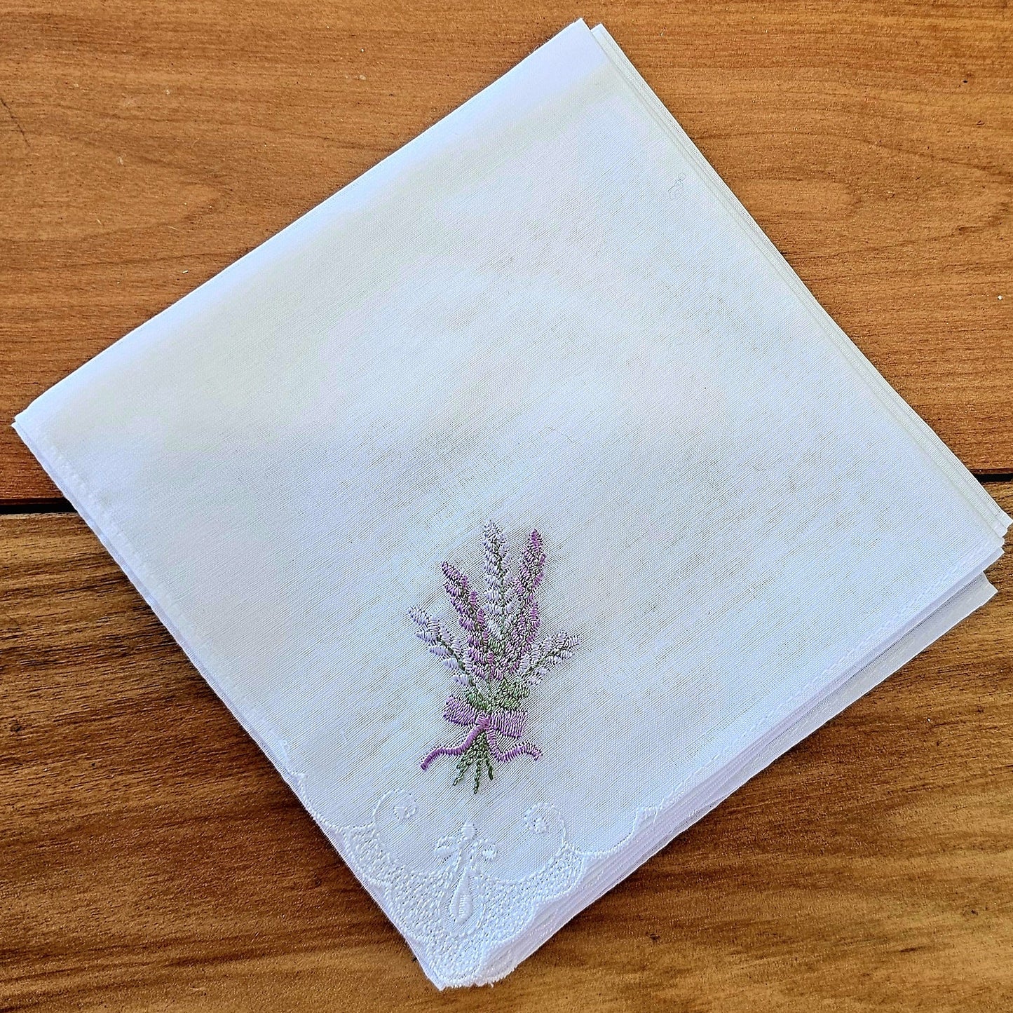 The Specialty House | Ladies Hankies | Embroidered Lavender