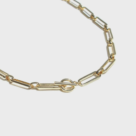 Queen of the Foxes | Classic Link Gold Plated Necklace | 60cm