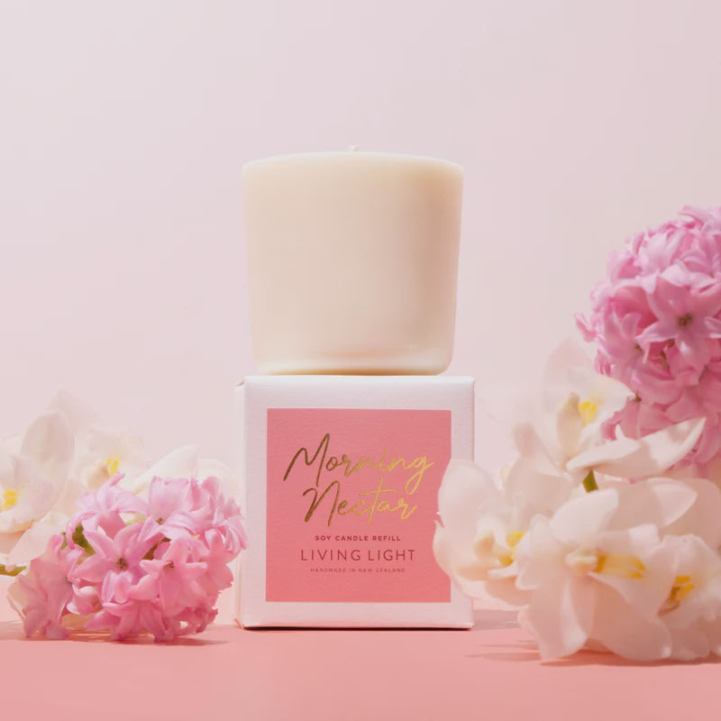 Living Lights - Soy Candle Morning Nectar Refill
