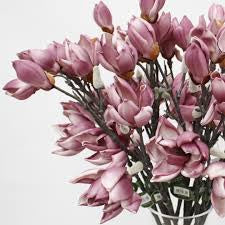 Artificial Magnolia Spray Port Wine