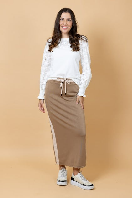 Charlo - Mattie Sweater Skirt - Beige