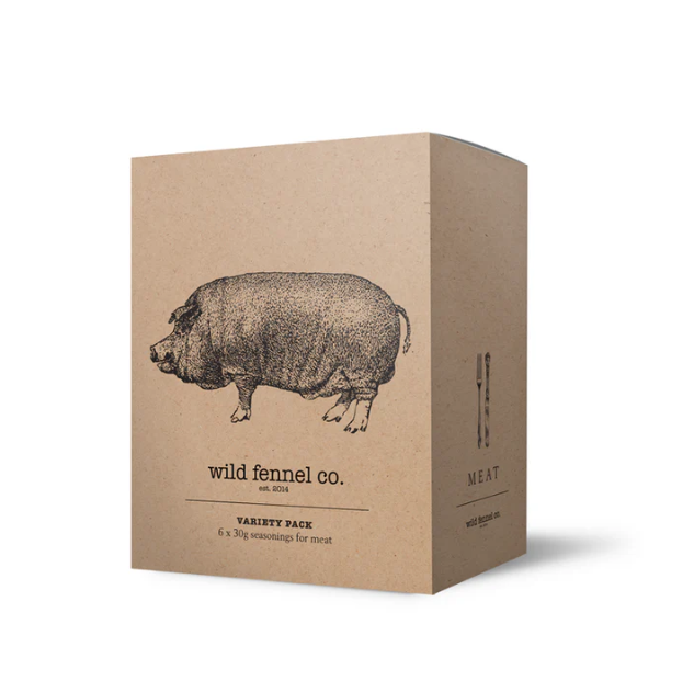 Wild Fennel Co. - Meat Seasoning Variety Pack - 6 x30g