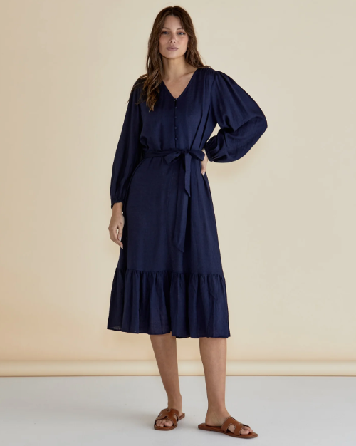 Betty Basics - Dress -  Melissa Dark Blue