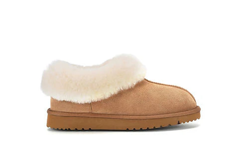 KiwiGear | Morgan Sheepskin Slipper | Chestnut
