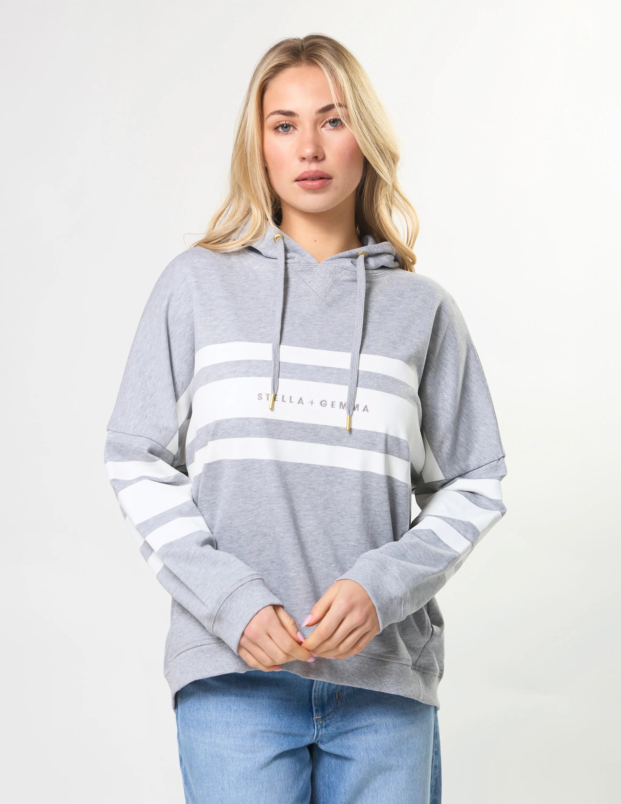Stella + Gemma Newport Hoodie - Grey Marle