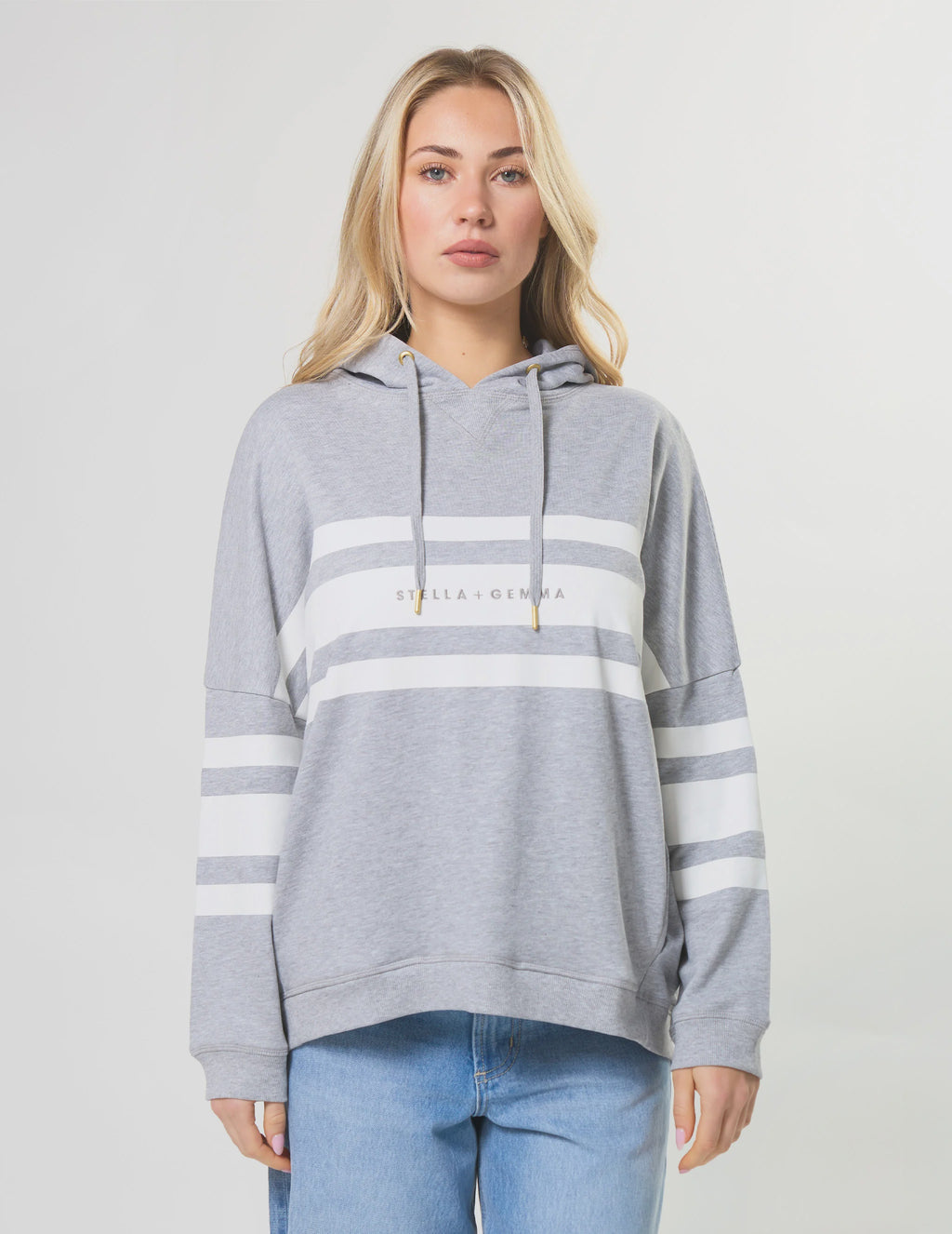Stella + Gemma Newport Hoodie - Grey Marle