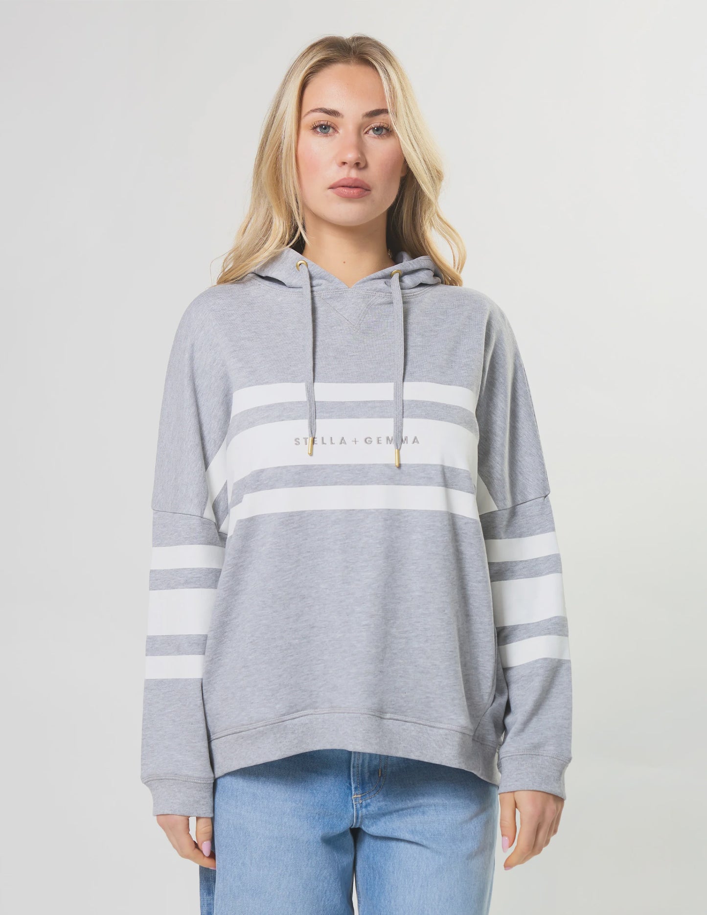 Stella + Gemma Newport Hoodie - Grey Marle