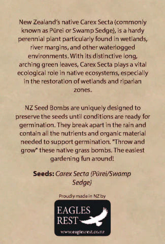Eagles Rest - NZ Seed Bombs - NZ Native Purei