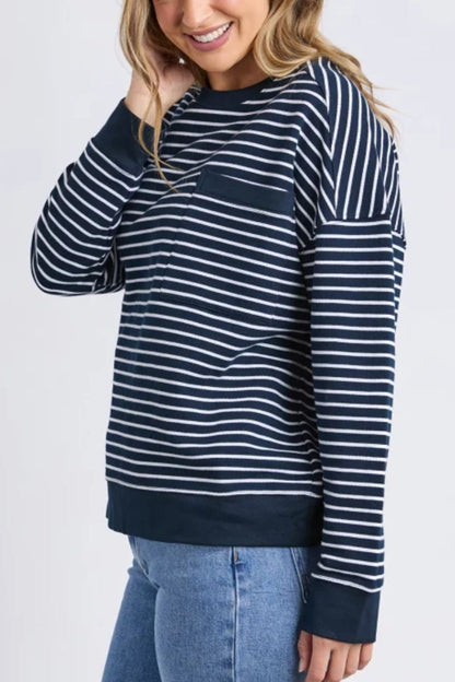 Foxwood - Original Navy Stripe Crew