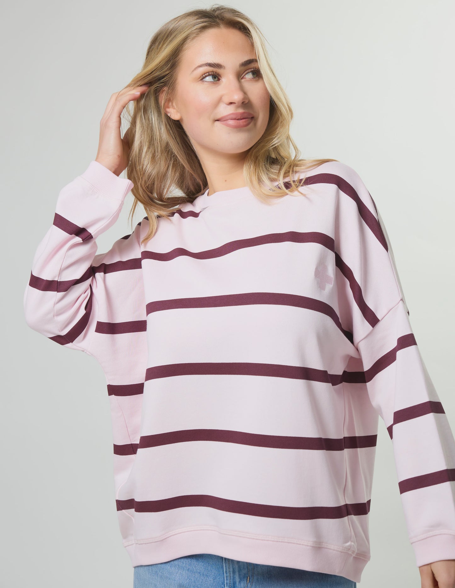 Stella + Gemma Newport Sweater - Tulip stripe