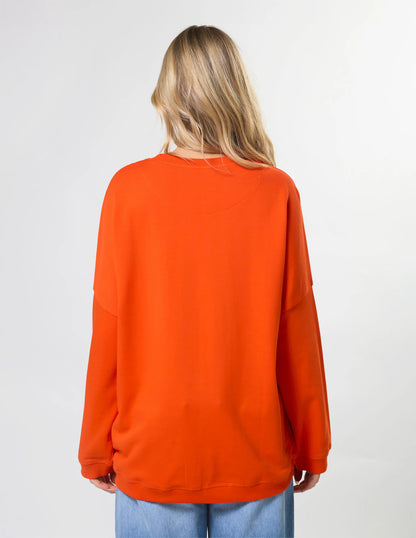 Stella + Gemma Newport Pocket Crew - Tangerine