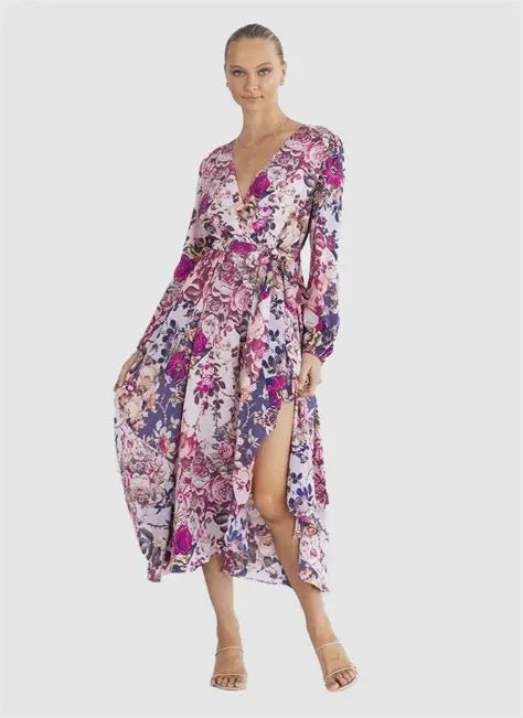 White Close | Lila Maxi Dress | Floral