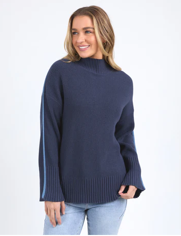 Foxwood - Oliver Knit - Deep Blue