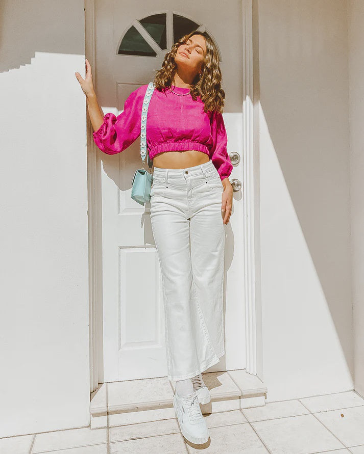 Paper Heart | Denim Jeans | White