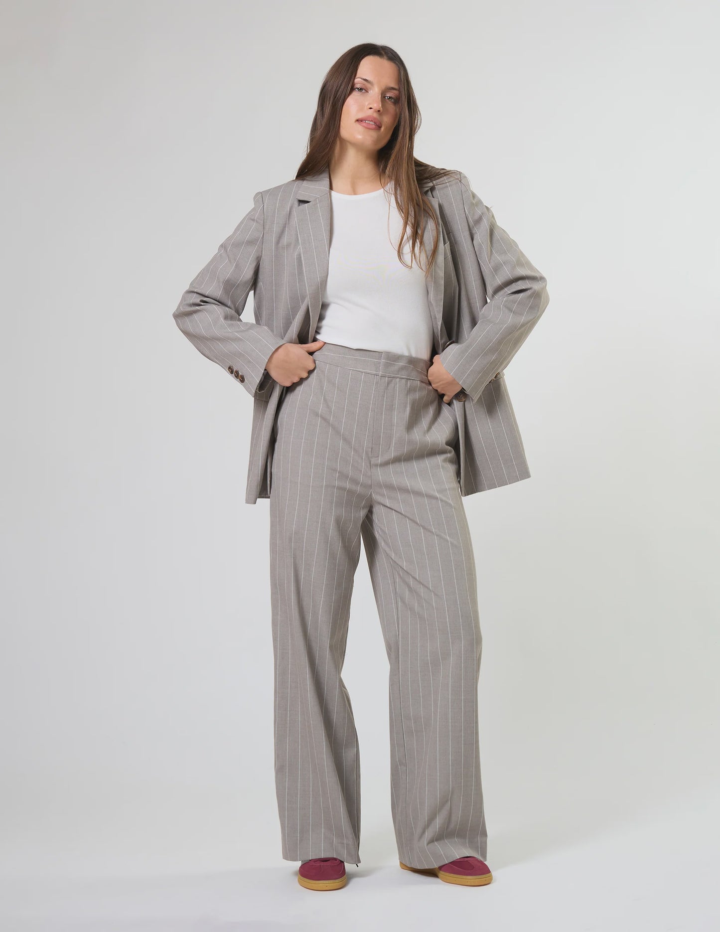 Stella & Gemma | Palermo Trousers | Pin Stripe