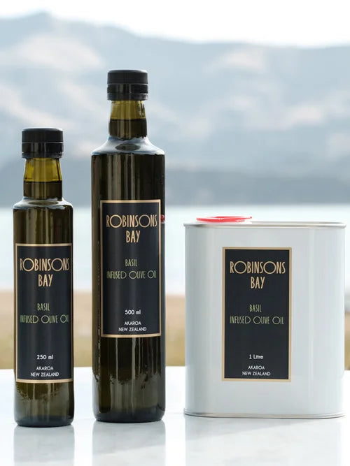 Robinsons Bay | Infused Olive Oil 250ml | Basil