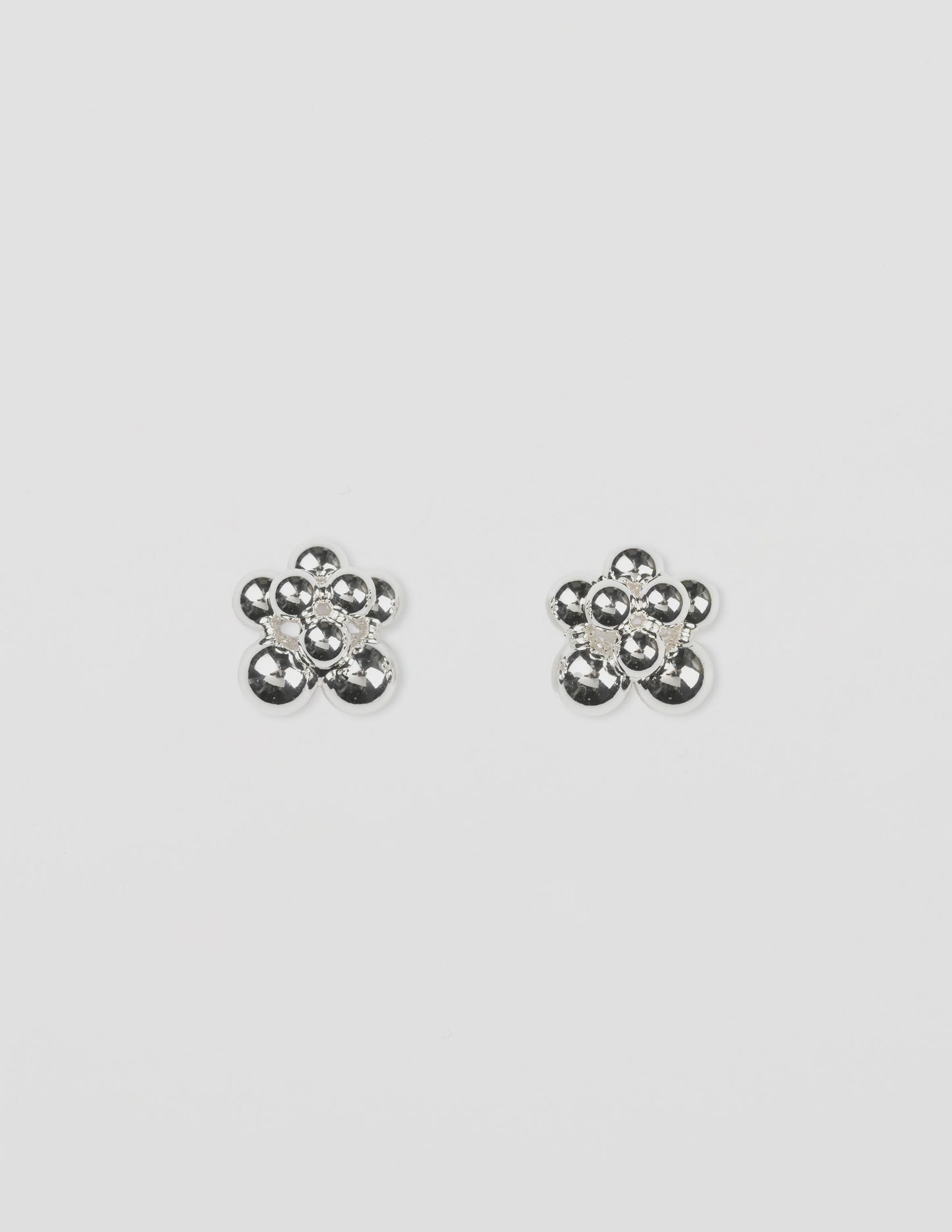 Stella + Gemma - Earrings - Silver Ball Cluster