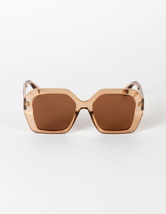 Stella + Gemma - Sunglasses - Hurley Transparent Brown