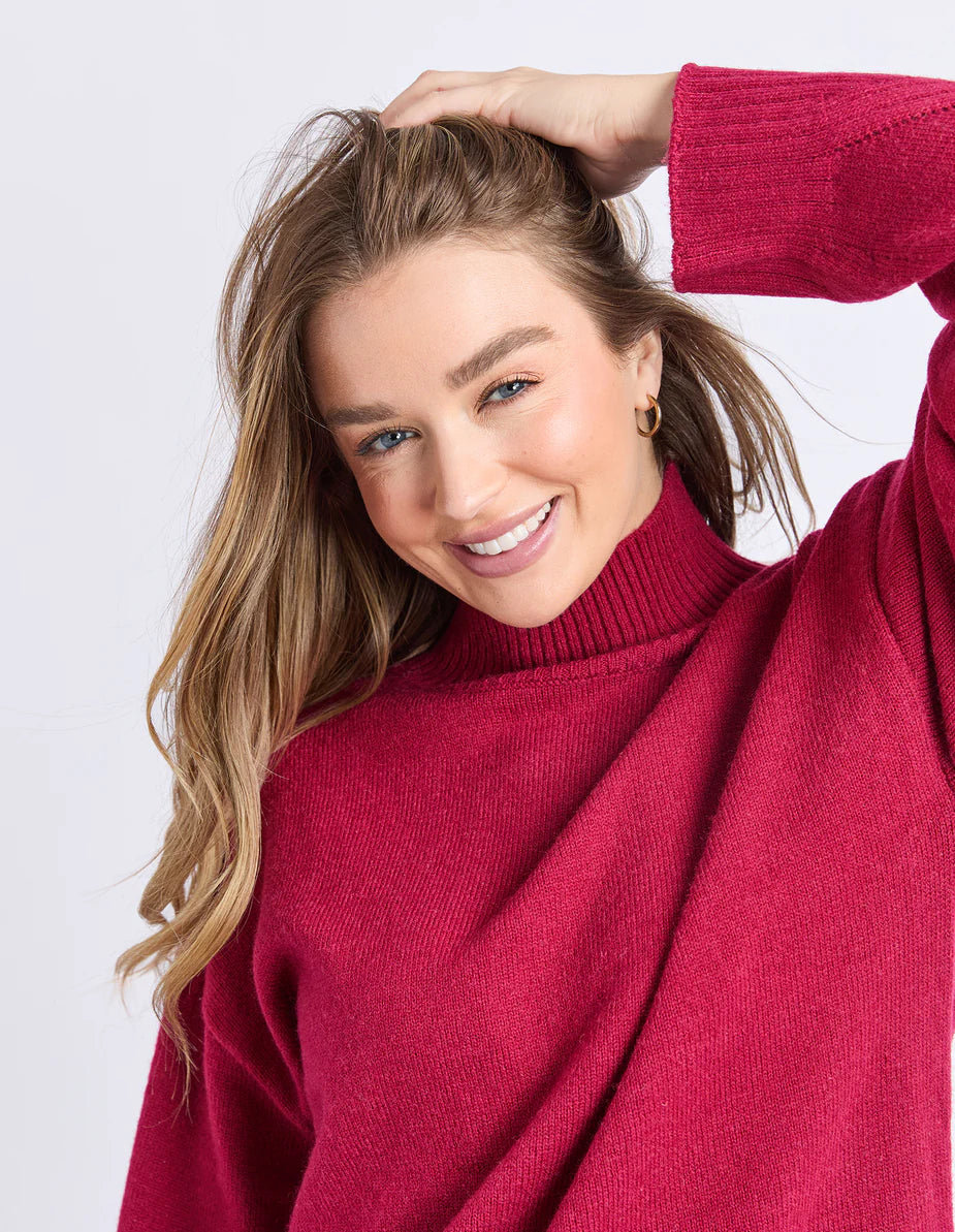 Foxwood Stellar Knit - Rhubarb