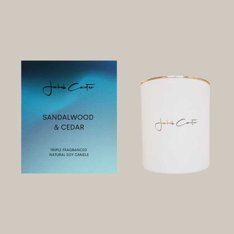 Jakob Carter - Soy Candle - Sandalwood & Cedar