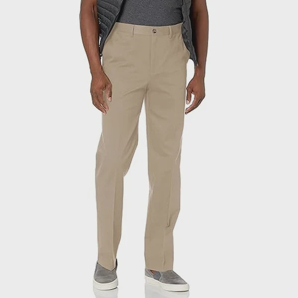 Farrah Classic | Flexon Cotton Chino | Khaki
