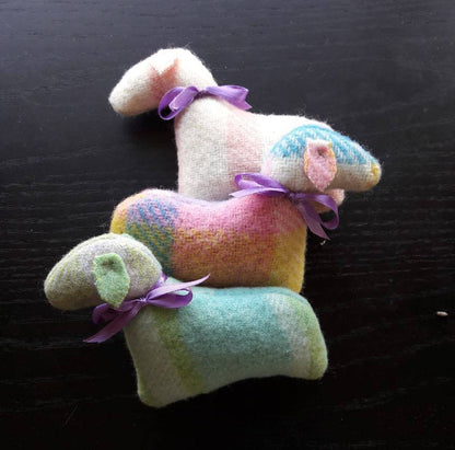 Fully Woolly | Vintage Wool Sheep Lavender Sachet | Various Colours