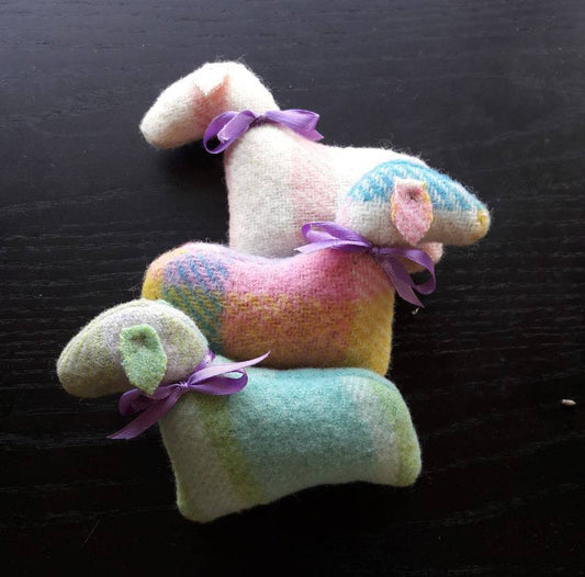 Fully Woolly | Vintage Wool Sheep Lavender Sachet | Various Colours