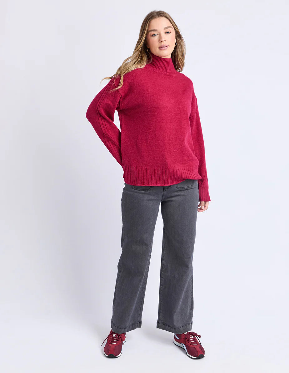 Foxwood Stellar Knit - Rhubarb