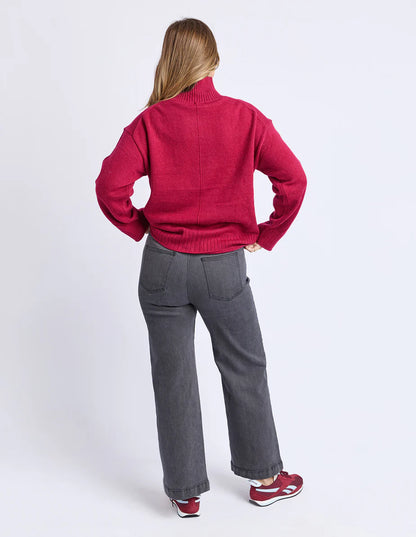 Foxwood Stellar Knit - Rhubarb