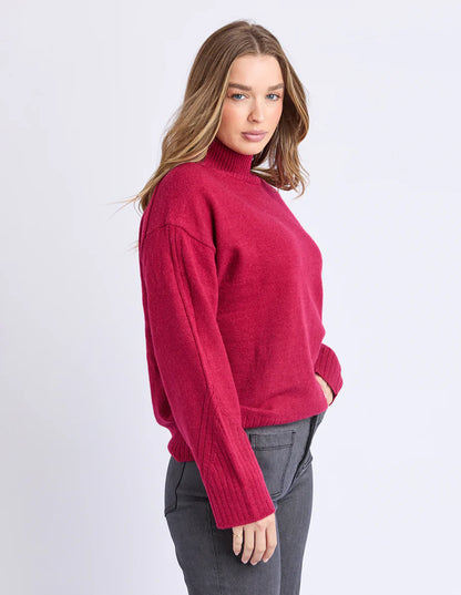 Foxwood Stellar Knit - Rhubarb