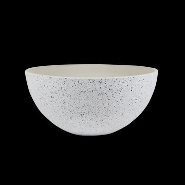 Parnell - Garden Bowl - Nova White Terazzo Small