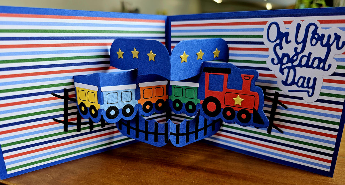 Cards By Flora | Birthday | Train
