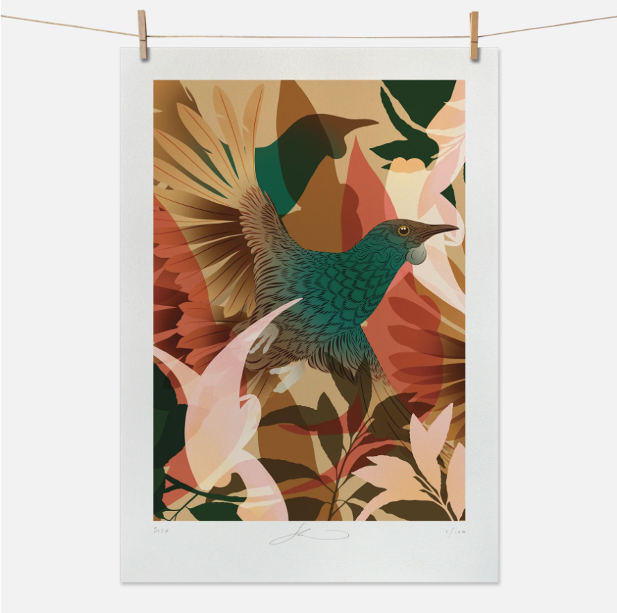 Flox | Boutique Print A4 | Tūī Whenua