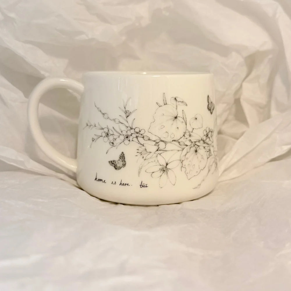 Katy Hayward | Ceramic Mug | Home Is Here – Tūī