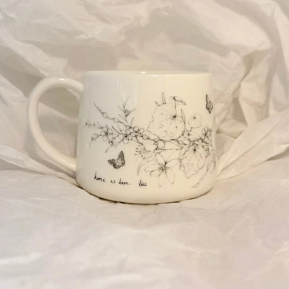 Katy Hayward | Ceramic Mug | Home Is Here – Tūī