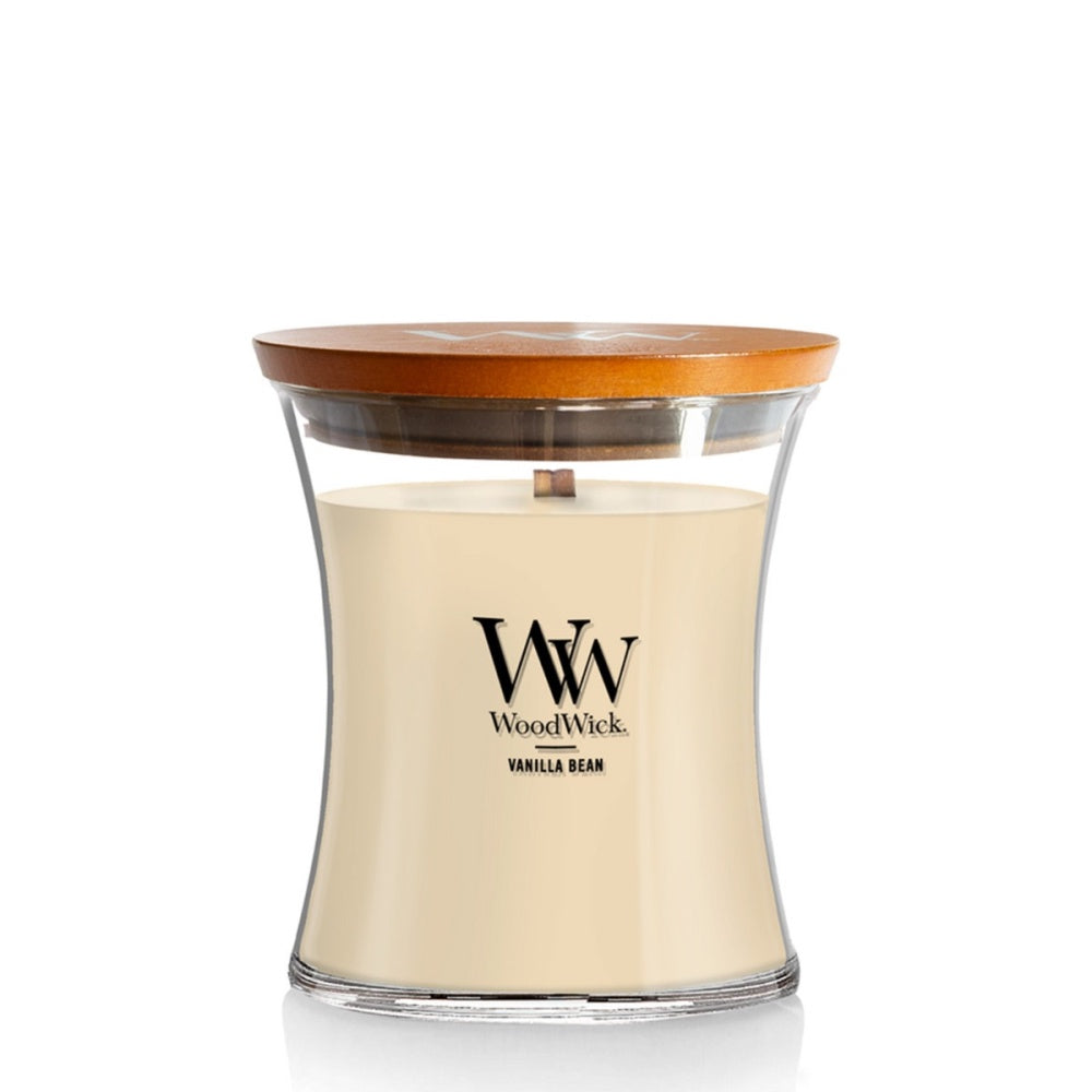 Woodwick  - Candle - Vanilla Bean - Medium