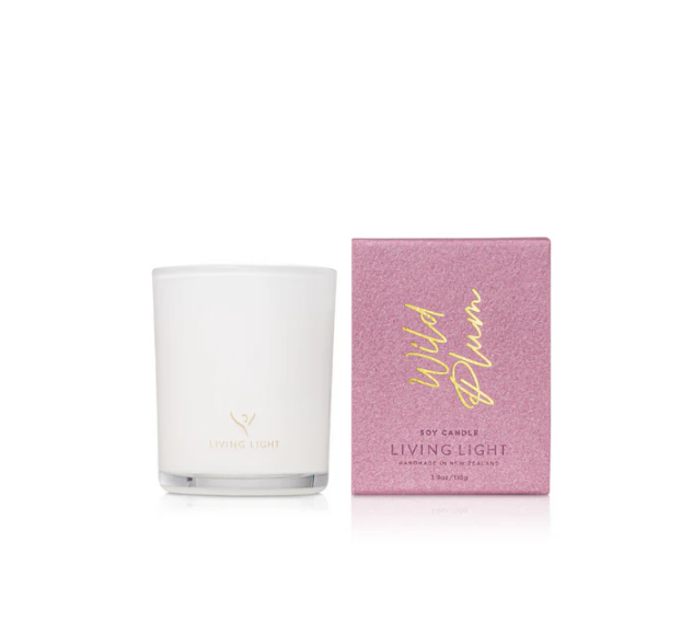 Living Lights - Soy Candle Wild Plum 110g