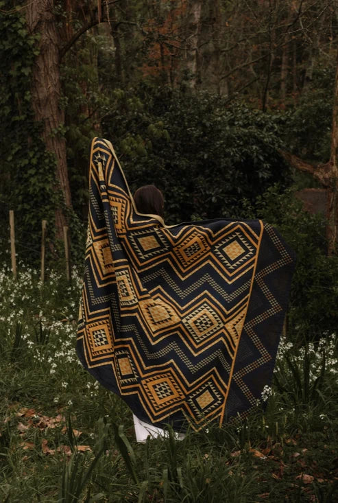 Hawaiiki Pepi | Tītama Woven Blanket | You Belong Here