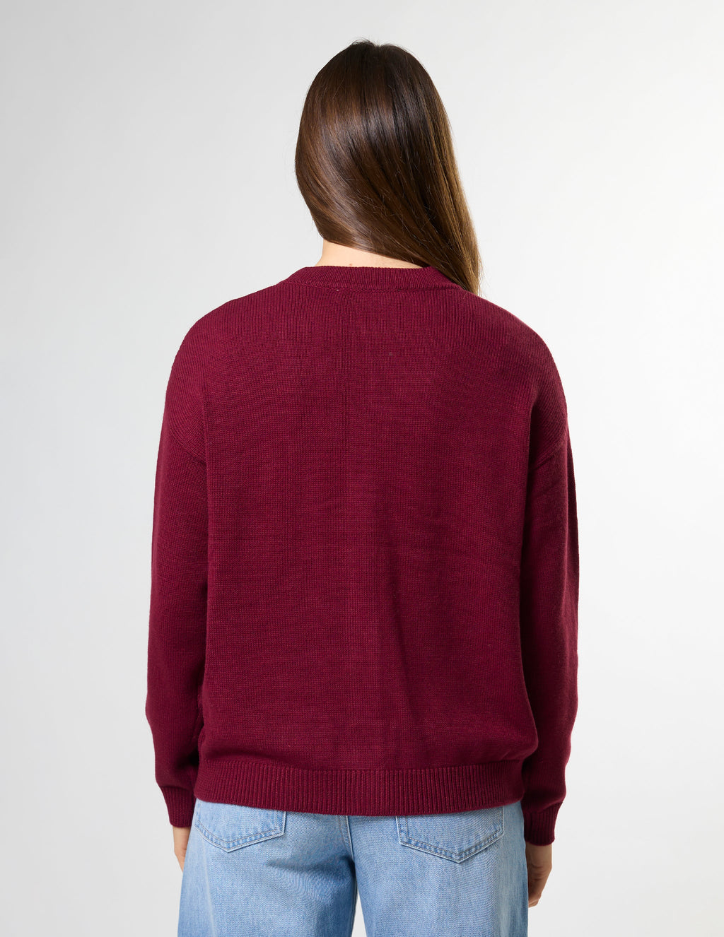 Stella + Gemma Oxblood Academy Cardigan