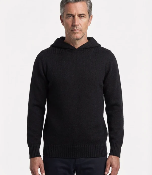 Acrux - 400 Wool Hoodie - Black