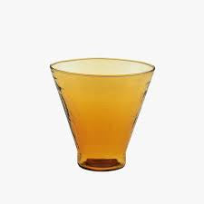 Cocktail Glass Amber Set of 4