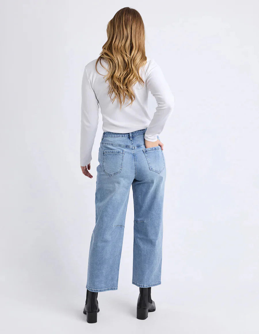 Ambrose Barrel Jean - Light Blue Wash