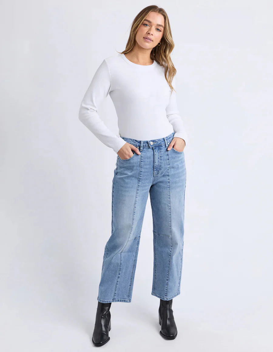Ambrose Barrel Jean - Light Blue Wash
