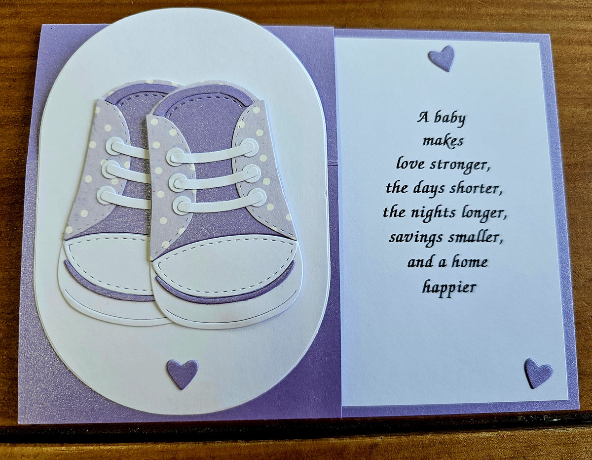 Cards By Flora | New Baby | Little Feet