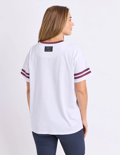 Foxwood | Baseline Tee | White