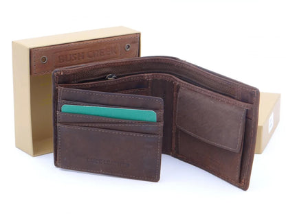 Second Nature Leather | Bush Creek Billfold Wallet | Various Colours