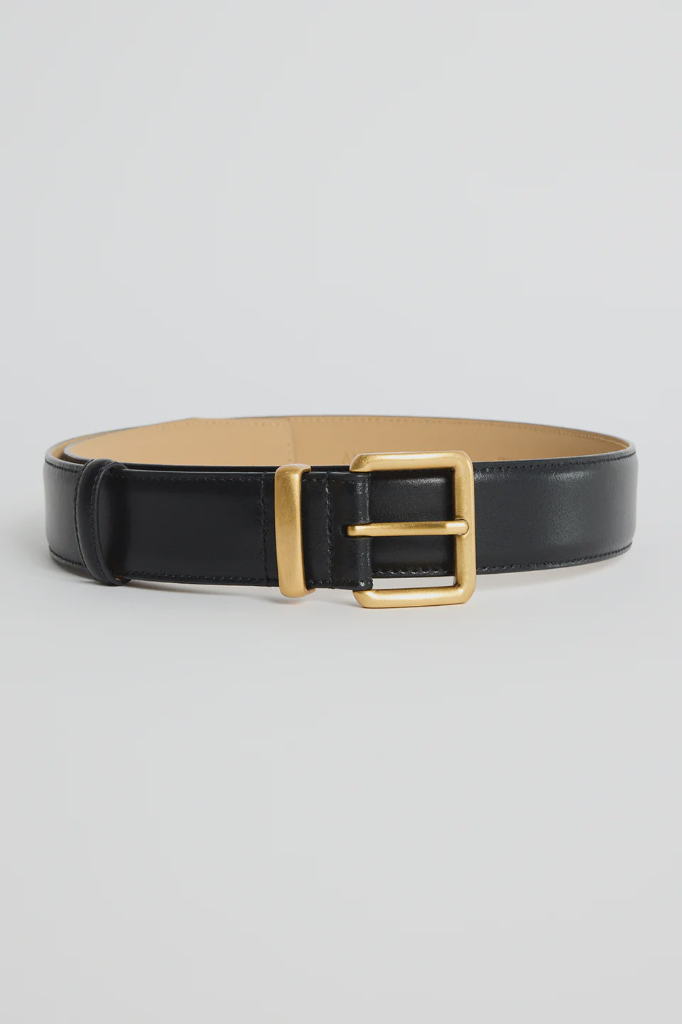 Among the Brave - Luxe Black Leather Belt