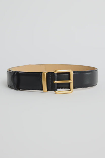 Among the Brave - Luxe Black Leather Belt