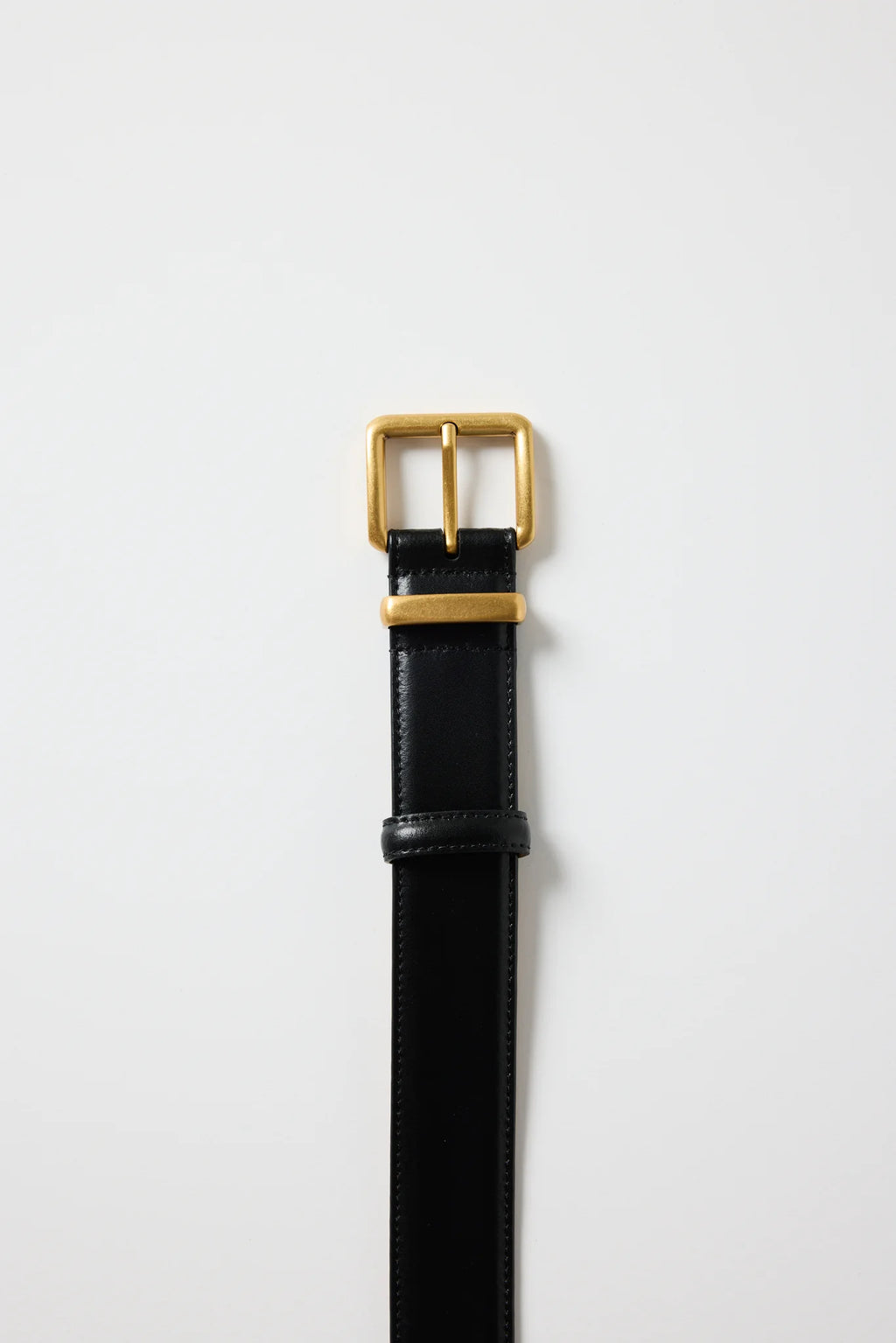 Among the Brave - Luxe Black Leather Belt