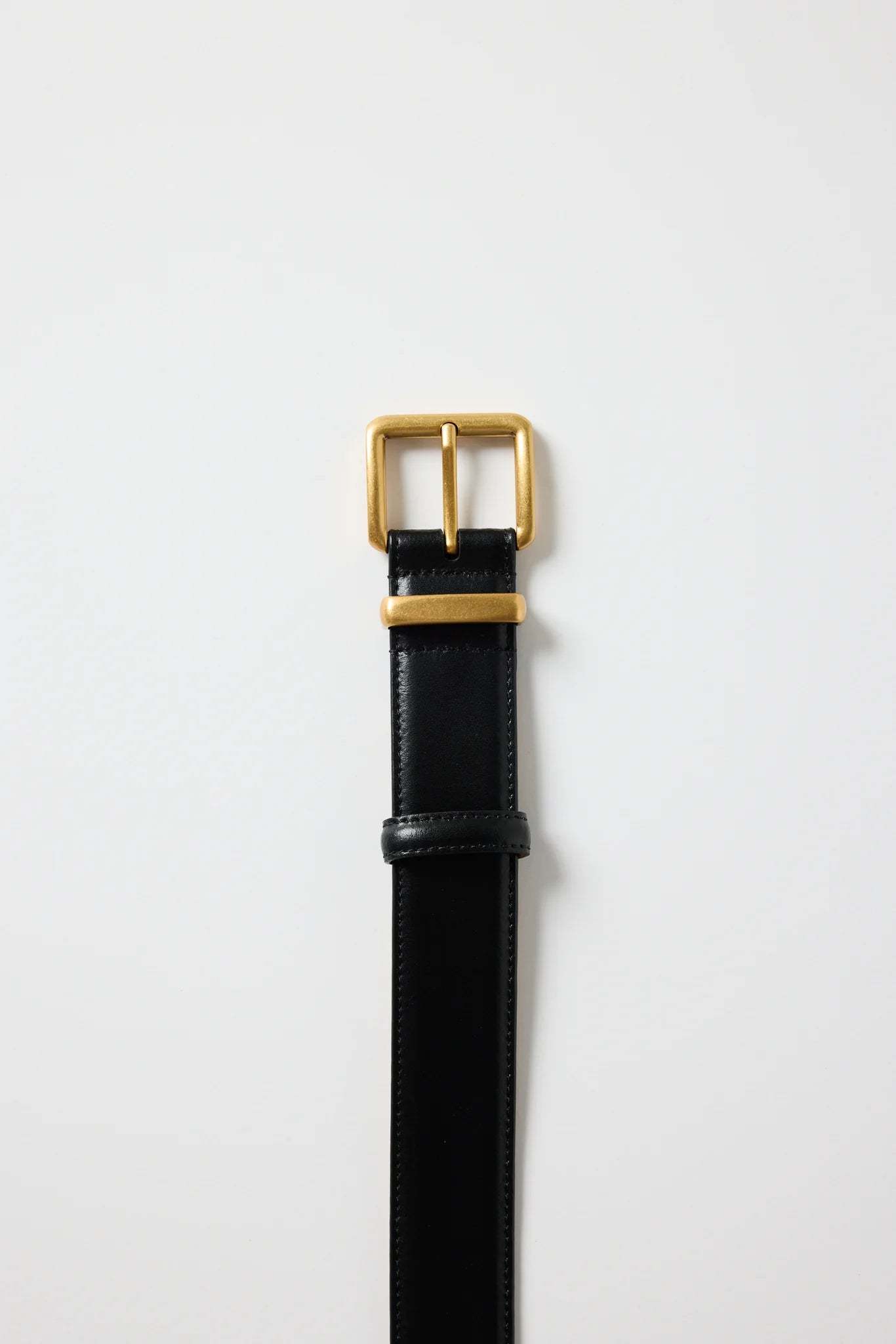 Among the Brave - Luxe Black Leather Belt